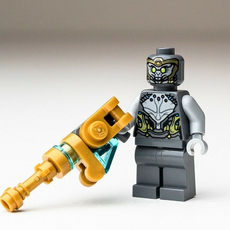 New LEGO Chitauri Minifigure w/ Weapon Marvel The Infinity Saga - 76186 (sh730) - StudBee