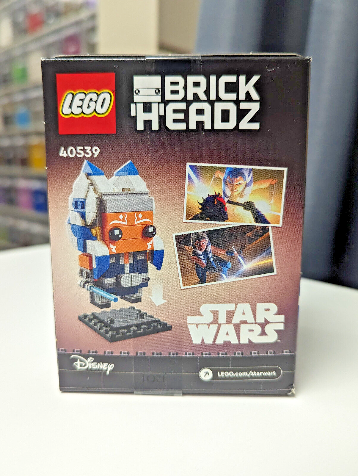 New Sealed 2022 Lego Star Wars 40539 Ahsoka Tano Brick Headz Brickheadz - StudBee