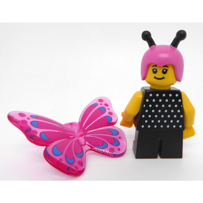 NEW Lego BAM 2020 January Minifigure - Pink Butterfly Girl, Face Paint (hol200) - StudBee