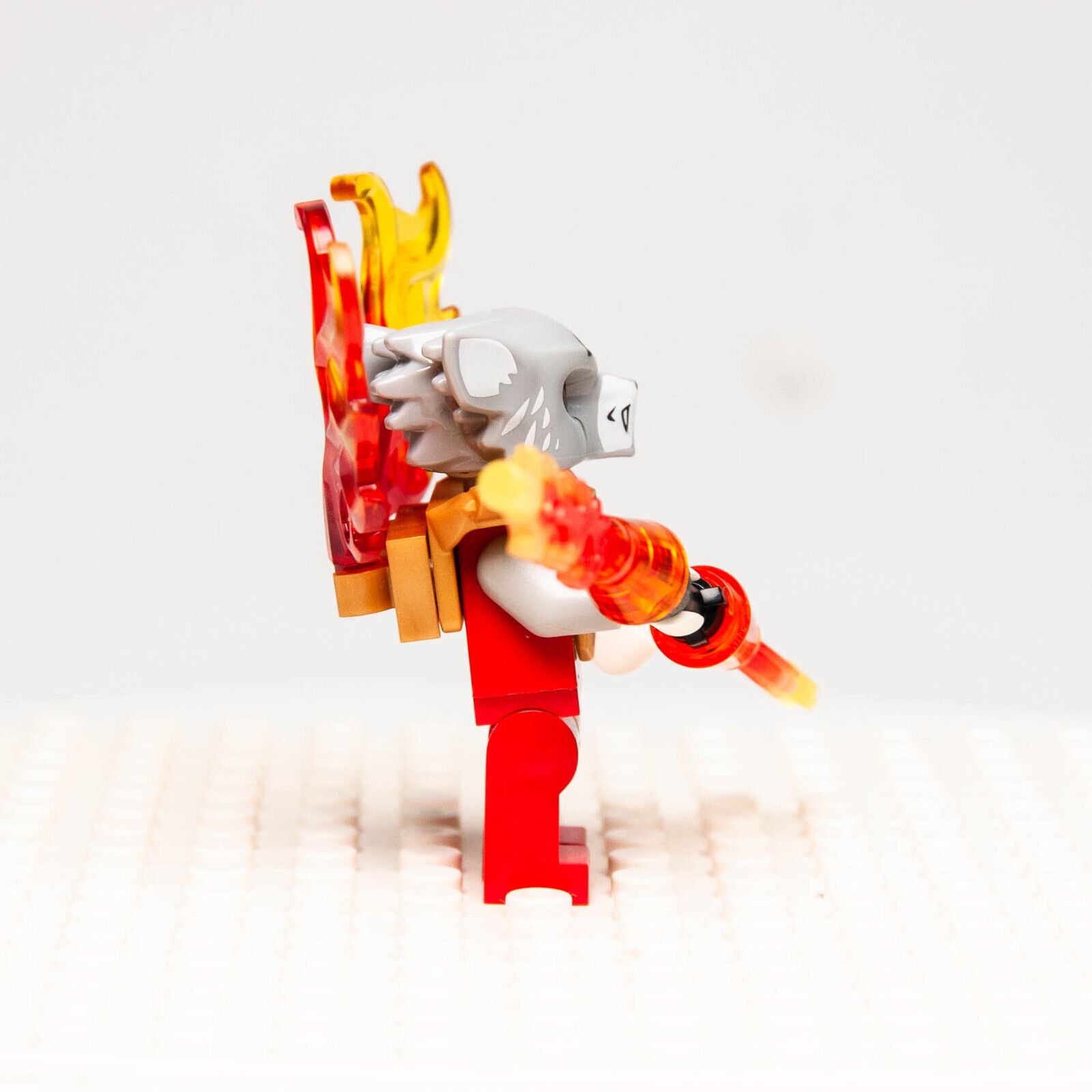 LEGO Chima Wolf Minifigure -  Worriz Fire Chi Breastplate (loc129) 70220 - StudBee