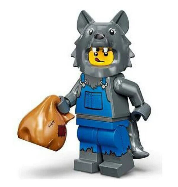 SEALED New LEGO CMF Series 23 Minifigure - Big Bad Wolf 71034 Blowing (col23-8) - StudBee