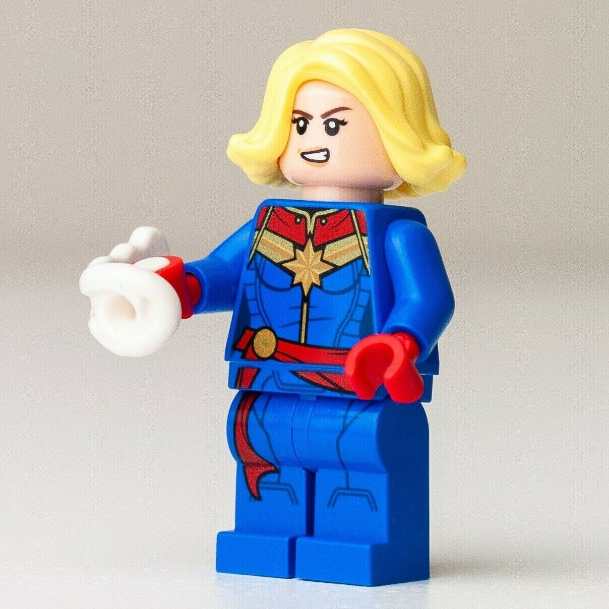 New LEGO Captain Marvel(w/ Burst Minifigure (sh639) Marvel Advent Calendar 2021 - StudBee