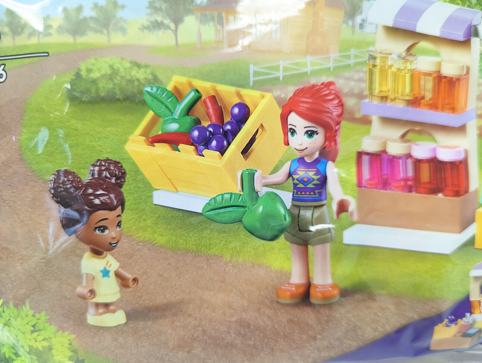 New Sealed Lego Friends Farmers Market Stall Polybag 30416 Liz Mia Festival - StudBee