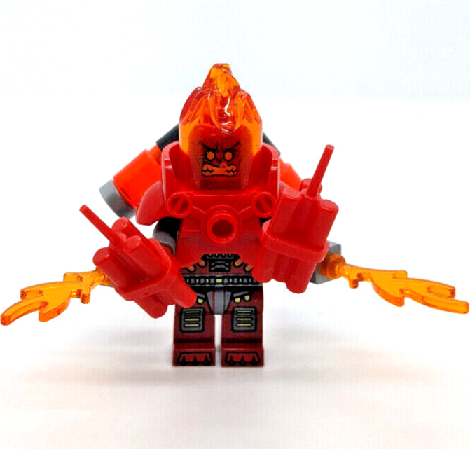 NEW LEGO Minifigure Ultra Agents -  Infearno (uagt009) 70162 Villian w Dynamite - StudBee