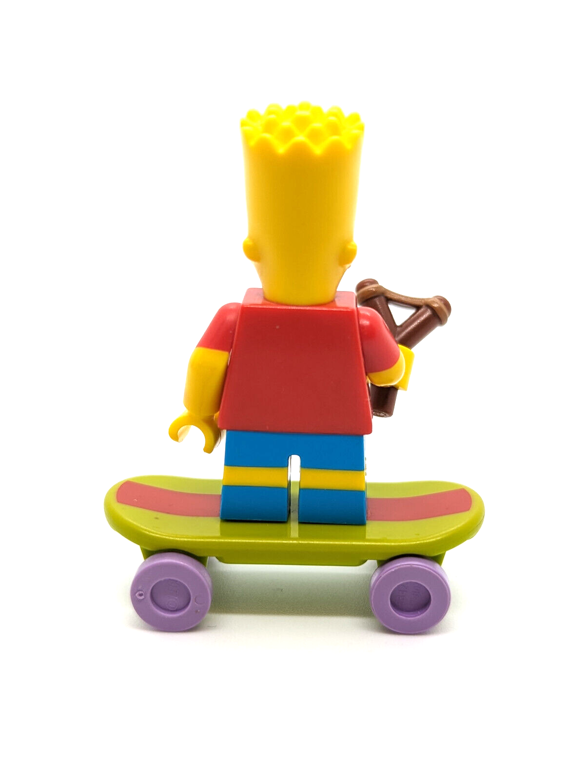 Lego Simpsons Minifigure - Bart with Slingshot & Skateboard (sim026) 71016 Kwik - StudBee