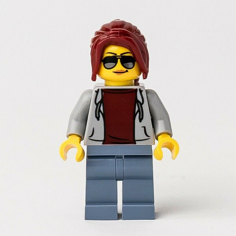 New LEGO Track Official, Female Minifigure - 75893 (sc075) - StudBee