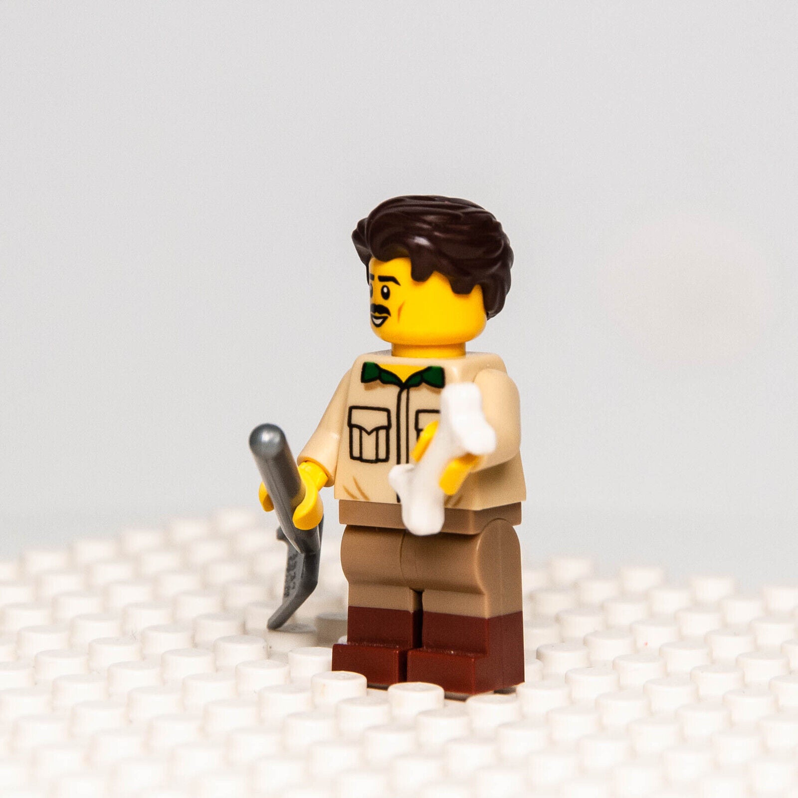 New LEGO Paleontologist - Dinosaur Fossils - 21320 (idea063) Minifigure (jw