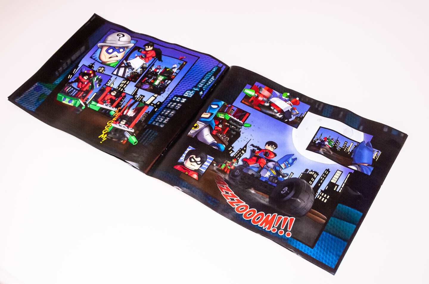 Building -Instructions for LEGO 6857 - The Dynamic Duo Funhouse Escape (VINTAGE) - StudBee