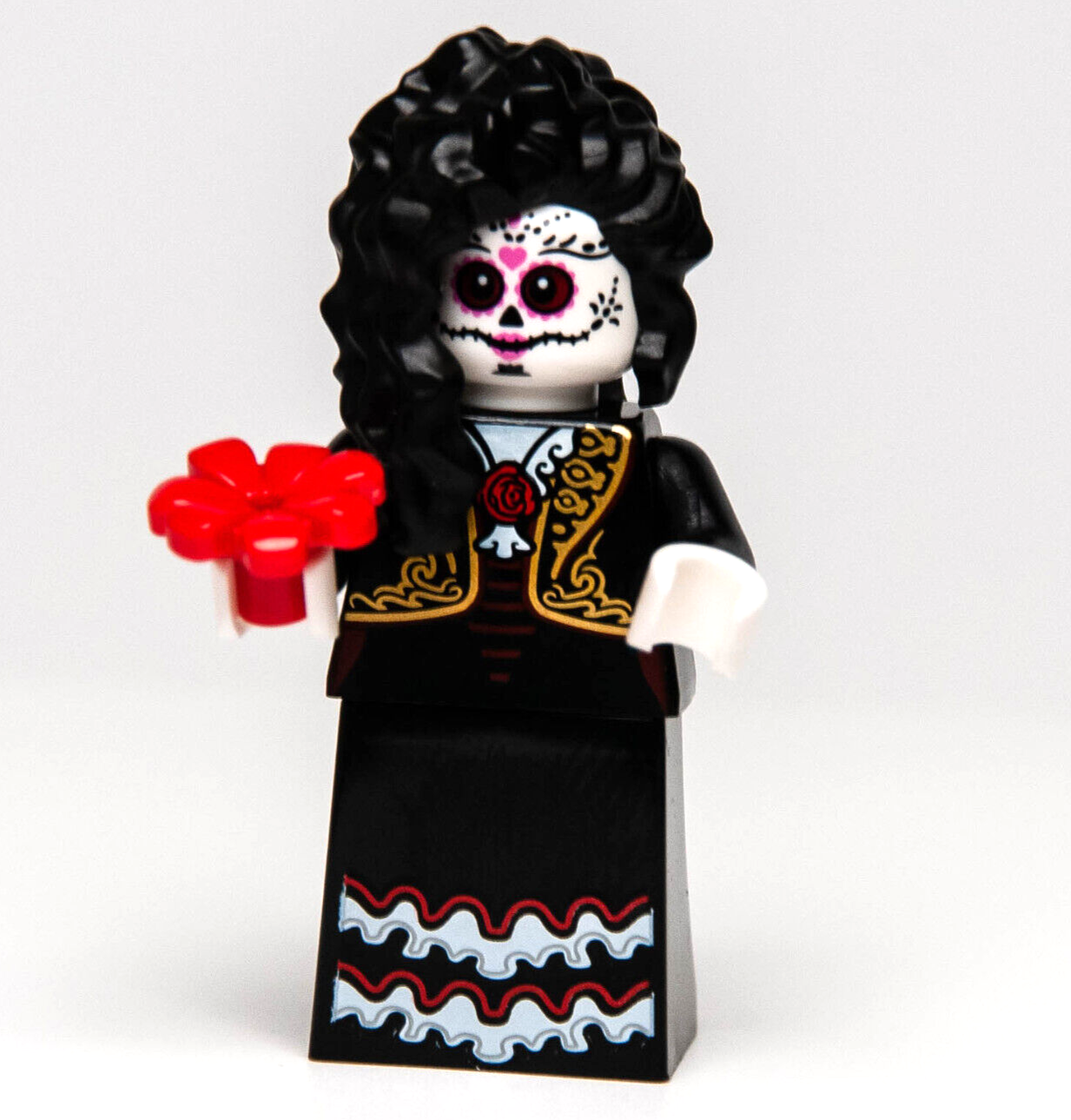 NEW LEGO La Catrina Minifigure BAM 2022 Halloween, Day of the Dead hol304 (blk - StudBee