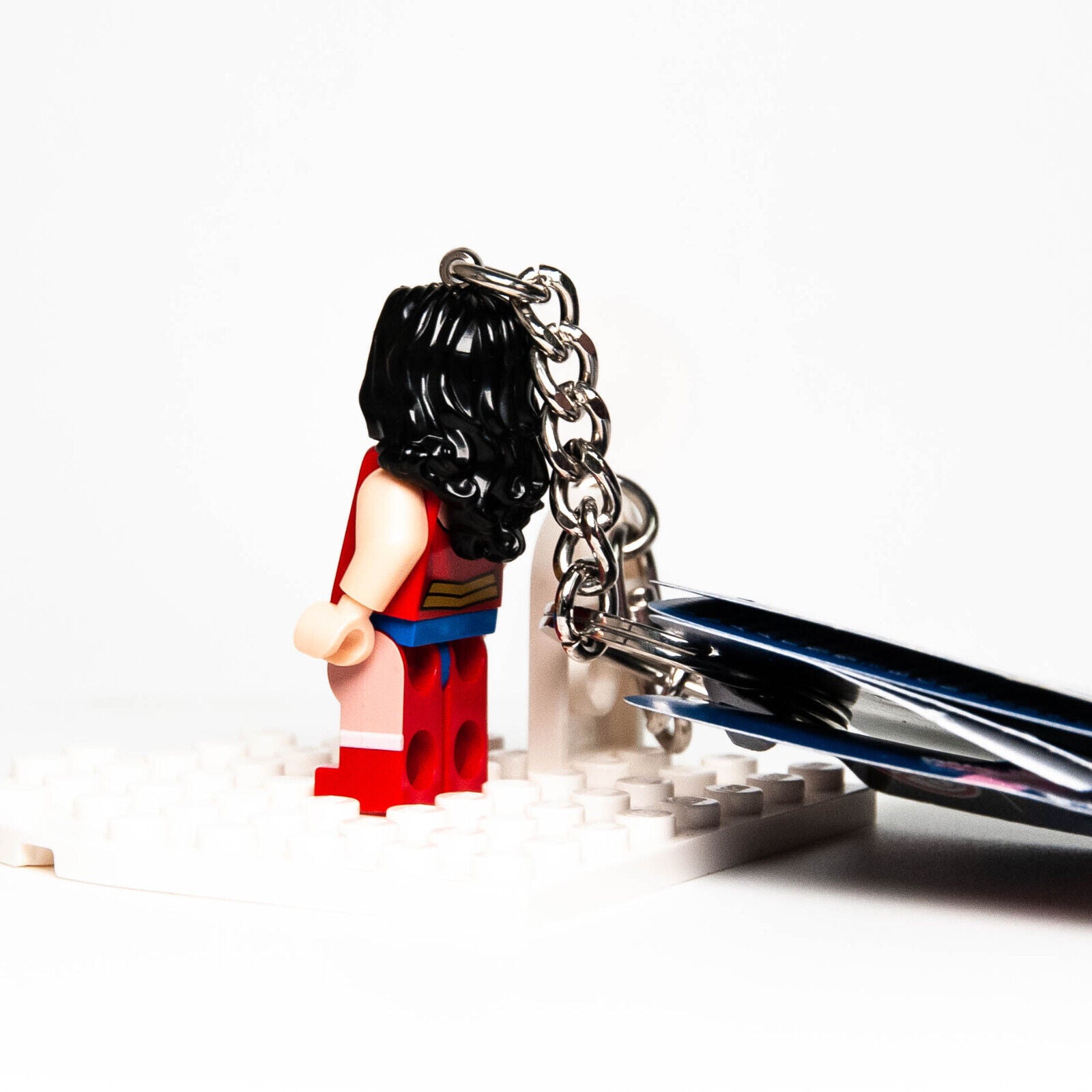 Lego Wonder Woman Minifigure Keychain DC 853433 (sh0004) 6862 71209