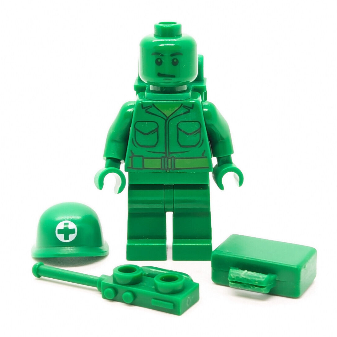 LEGO Toy Story Green Army Man Medic Backpack Minifigure (toy002) 7595 Men Patrol - StudBee