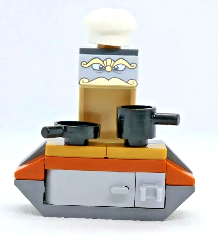 New LEGO Disney Princess Minifigure - Stove Chef Bouche (dp131) 43196 Belle - StudBee