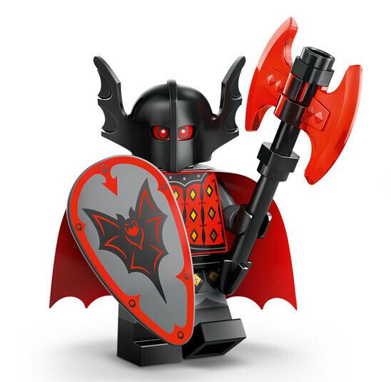 New LEGO CMF 25 Minifig: Vampire Knight 71045 Bat Lord Fright Basil (col25-3) - StudBee