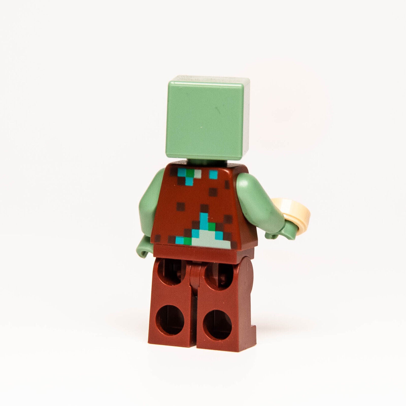 LEGO Drowned Zombie Minifigure w/ Shell - The Coral Reef - 21164 (min088) - StudBee