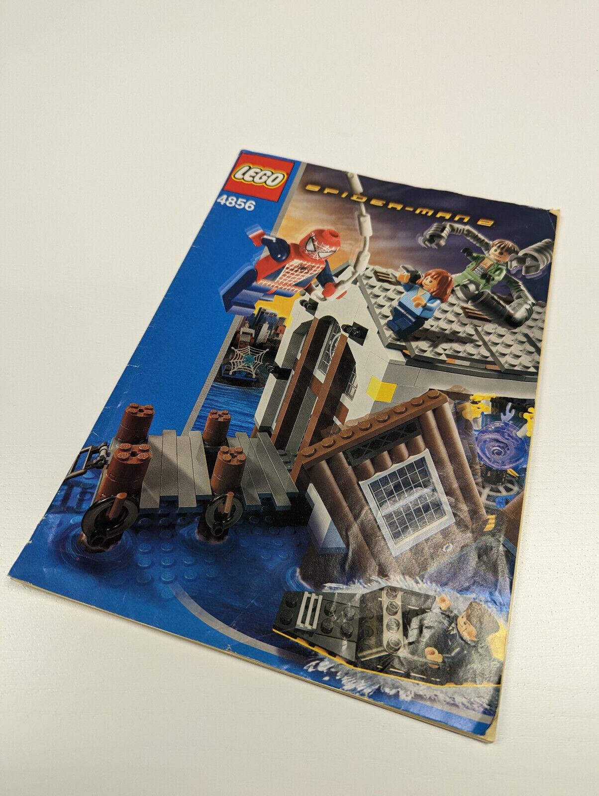 LEGO Doc Ock's Hideout 4856 Marvel Spider-Man COMPLETE w/ Manual & New Stickers - StudBee