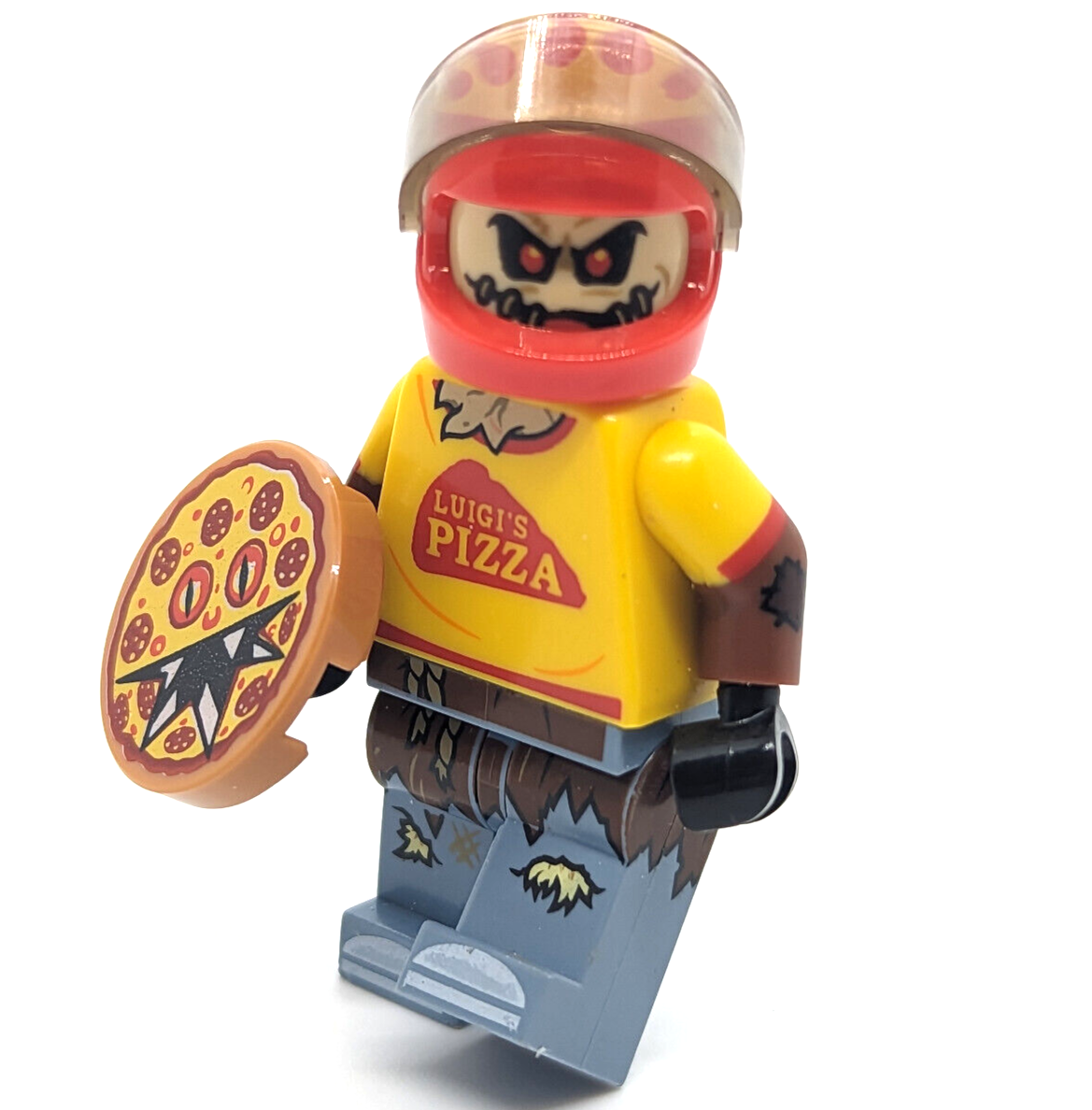 Lego Scarecrow Pizza Delivery Minifigure Batman Super Heroes outifit 70910 sh332 - StudBee