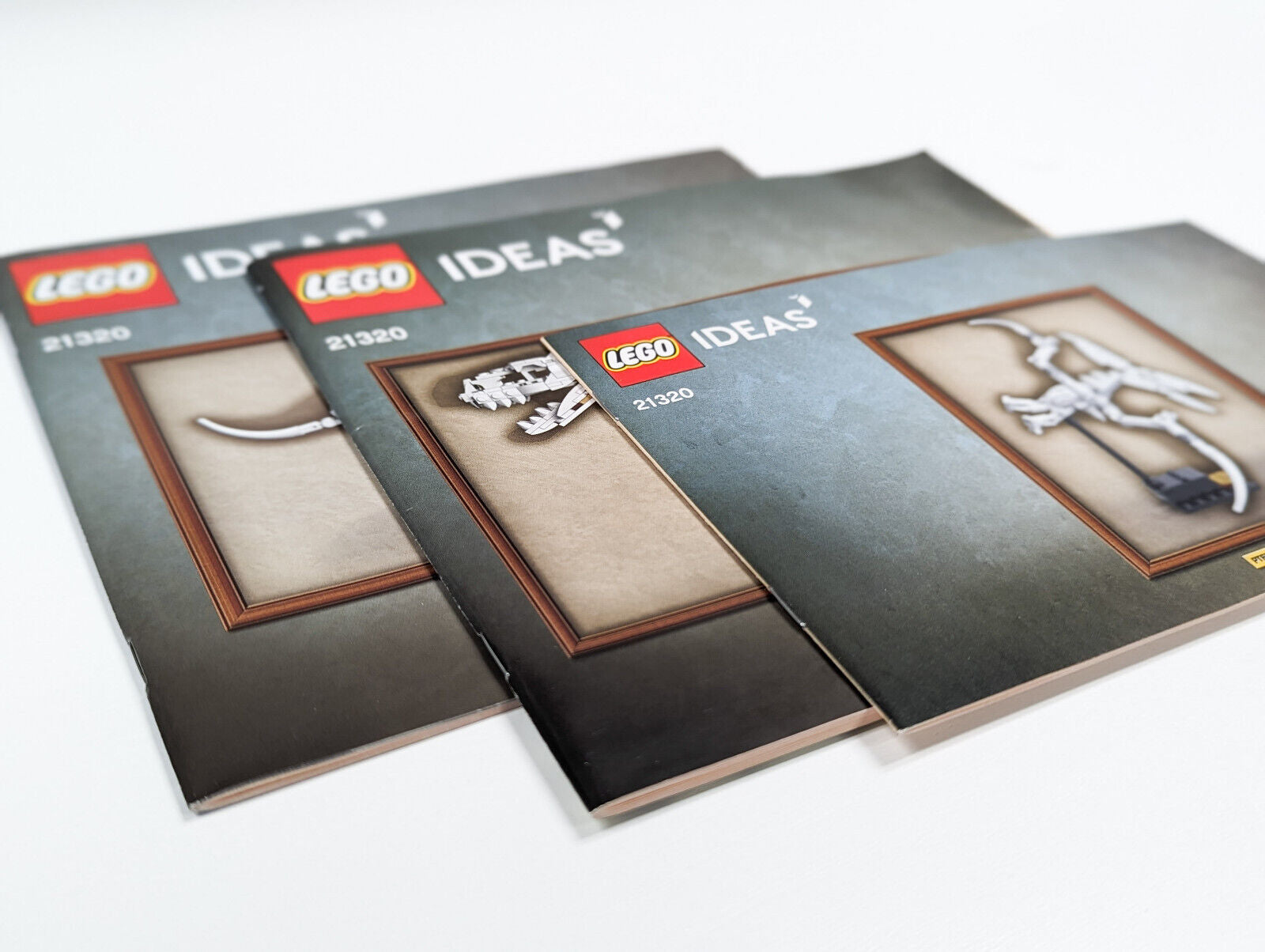 New LEGO 21320 Ideas Dinosaur Fossils  - Lot of 3 Building -Instructions ONLY - StudBee