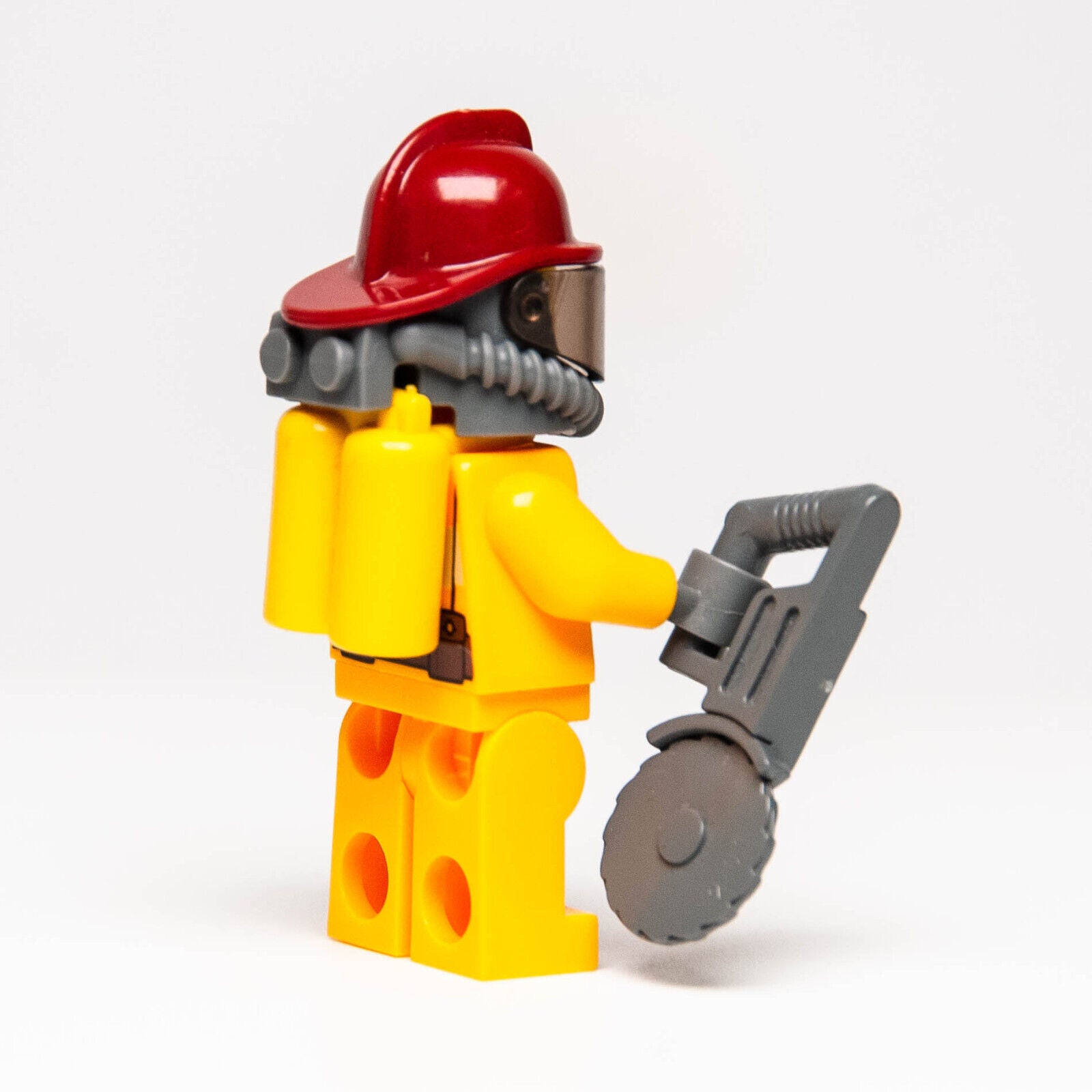 LEGO City Fire Minifigure (cty0287) 4427 853378 Fireman Dark Red Helmet - StudBee
