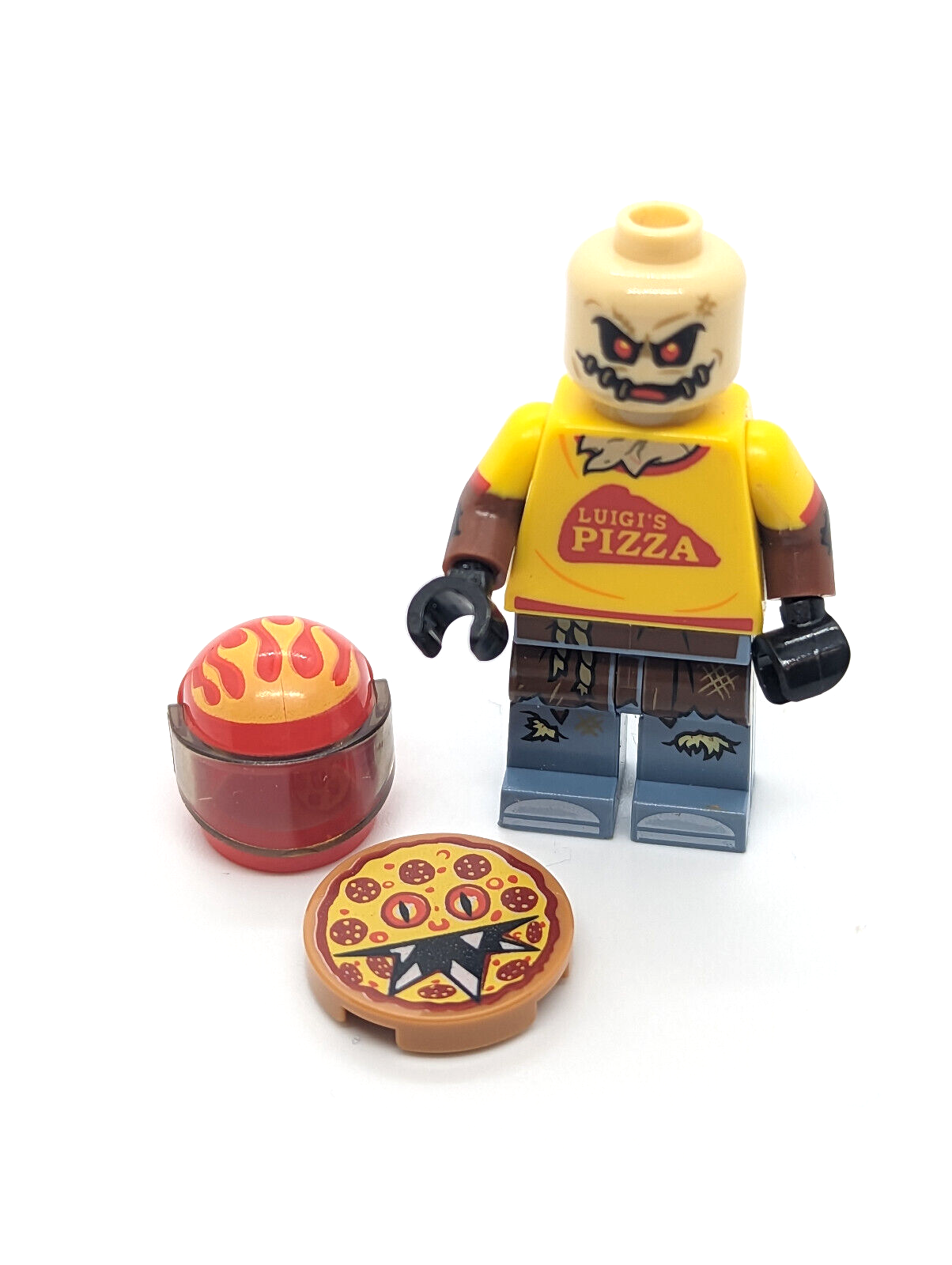 Lego Scarecrow Pizza Delivery Minifigure Batman Super Heroes outifit 70910 sh332 - StudBee