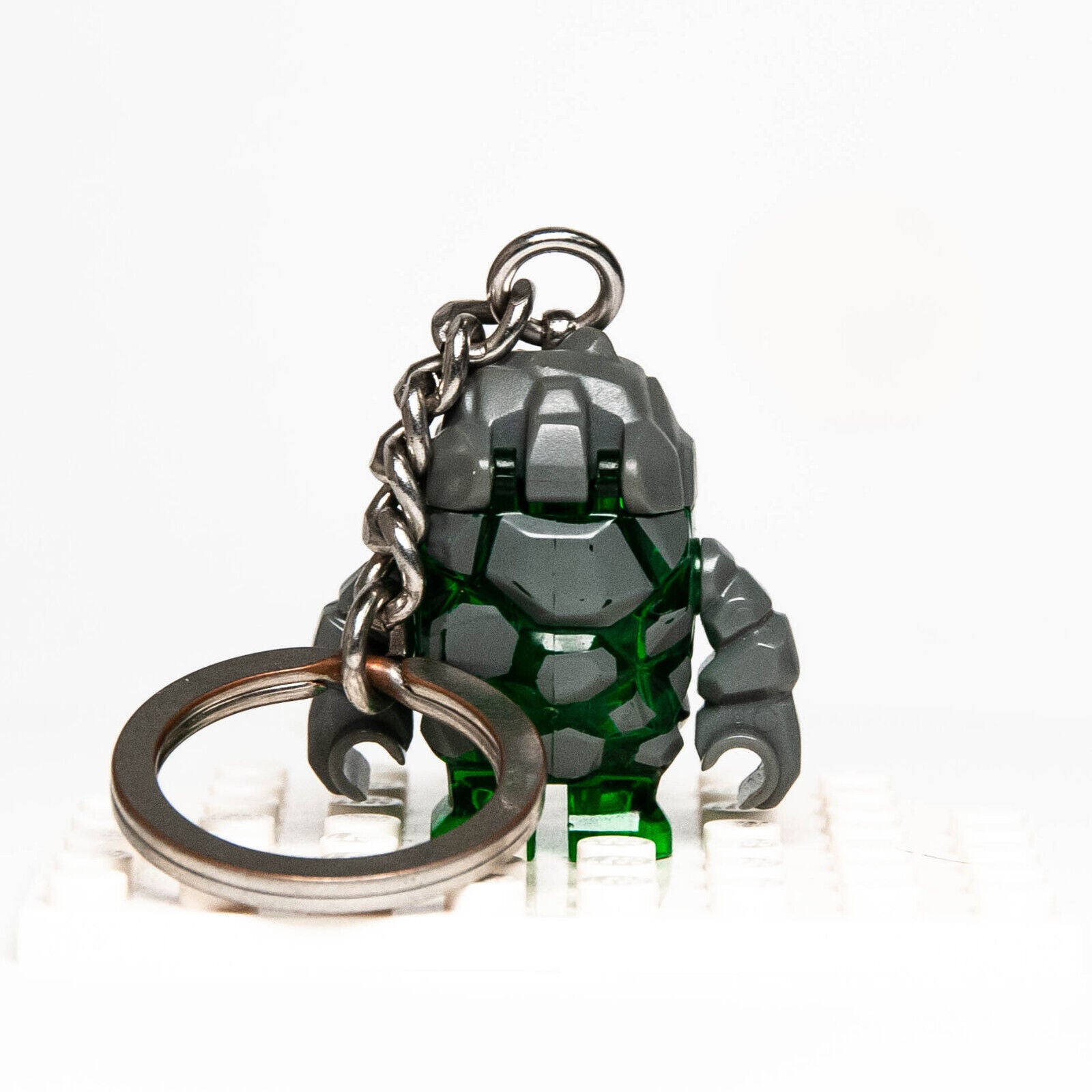 LEGO Rock Monster Minifigure Keychain - Boulderax 852505 Green (pm001) 8957 Mine
