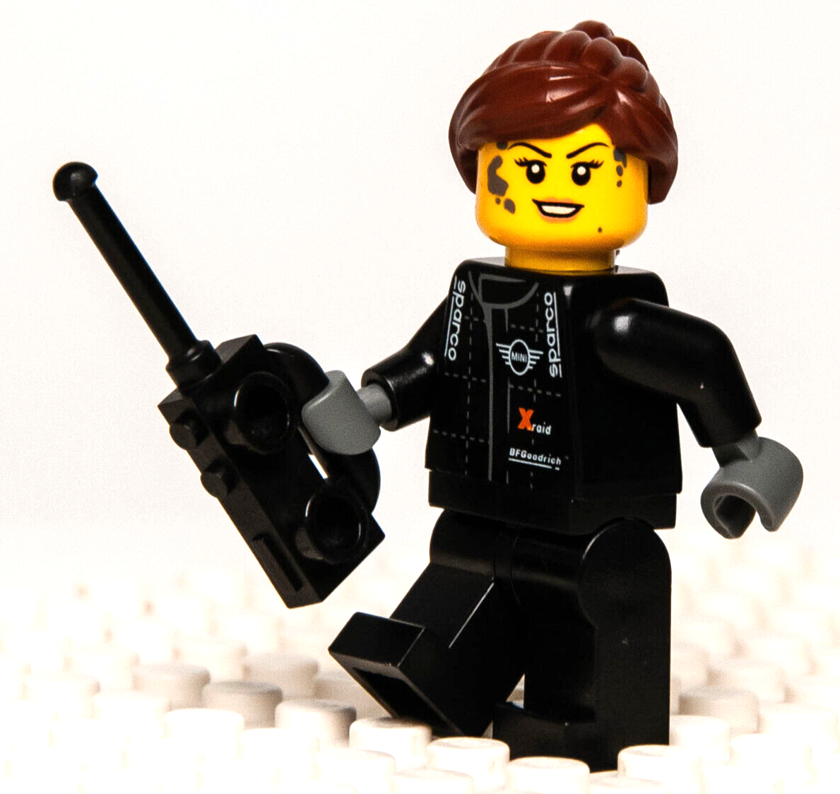 Lego MINI John Cooper Works Mechanic, Female Minifigure (sc074) 75894 - StudBee