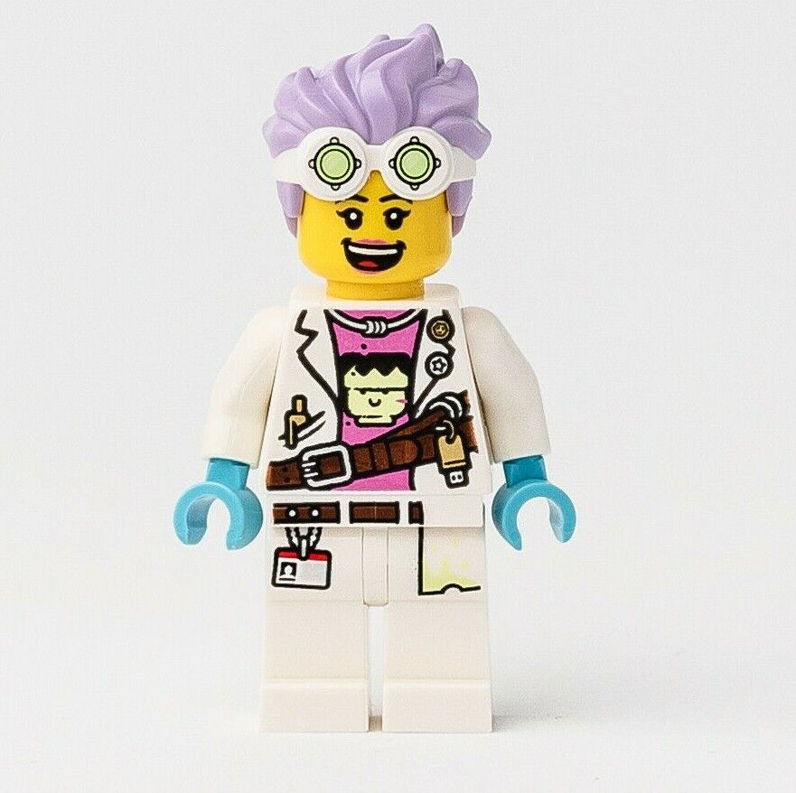 New LEGO J.B. Watt Open Smile / Scared Minifigure - Hidden Side - (hs036) - StudBee