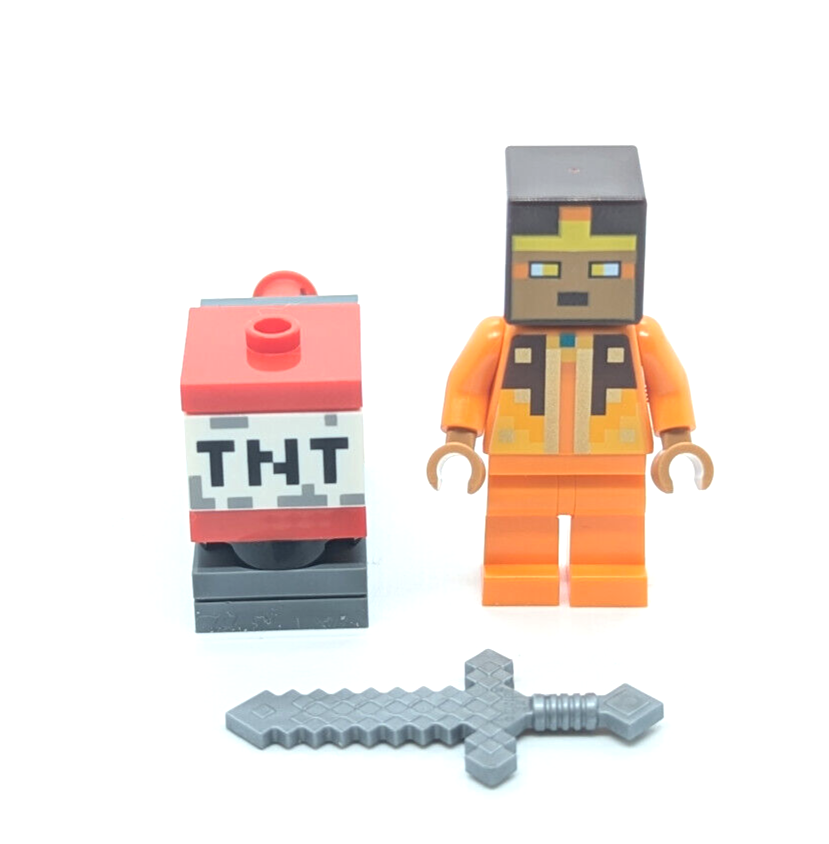 Lego minecraft fashion tnt block