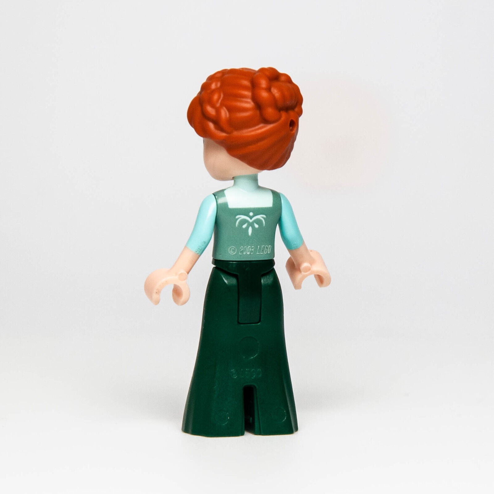 Lego Disney Frozen Minifigure - Anna (dp041) 41148 43172 Green Coronation Dress - StudBee