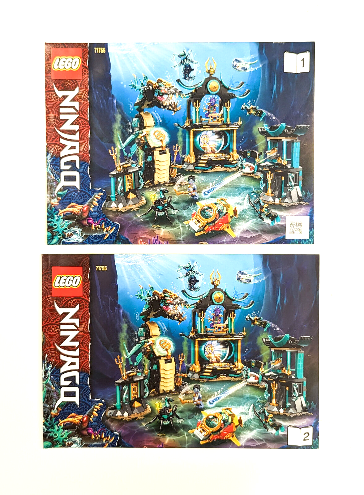 New LEGO NINJAGO Temple of the Endless Sea 71755 BOOKLETS ONLY - StudBee