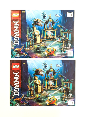 New LEGO NINJAGO Temple of the Endless Sea 71755 BOOKLETS ONLY