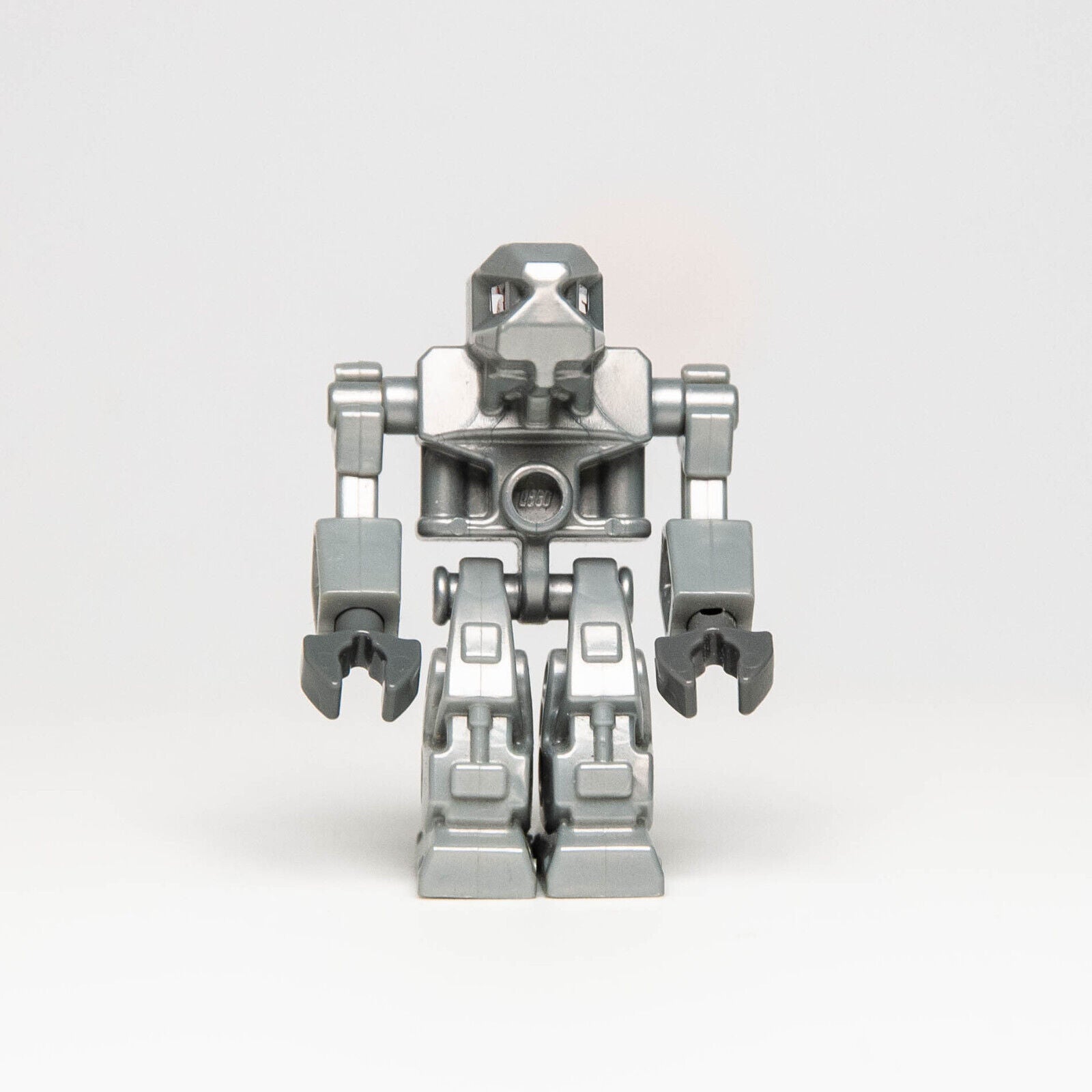 LEGO Minifigure Exo Force Devastator - Pearl Light Gray, Red Eyes (exf015) - StudBee