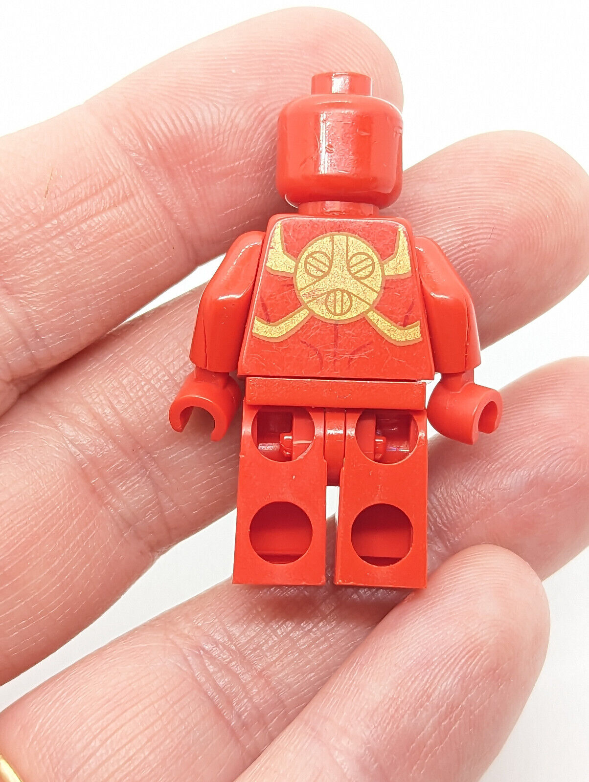 Lego Spider-Man:  Iron Spider Minifigure (sh193) 76037 Gold *See Condition* - StudBee