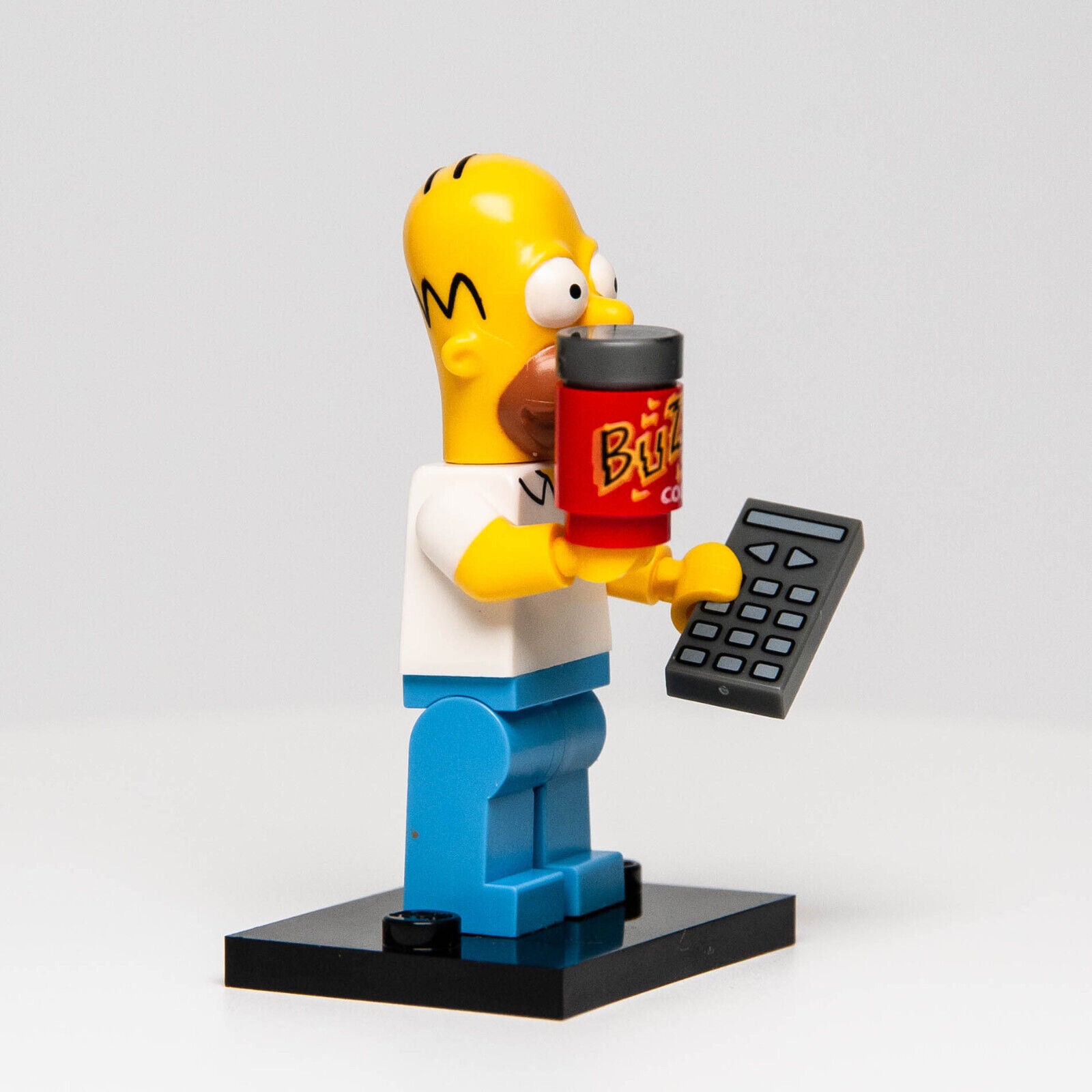 LEGO Homer Simpson Minifigure w/ Buzz Soda & TV Remote 71005 (colsim-1) - StudBee