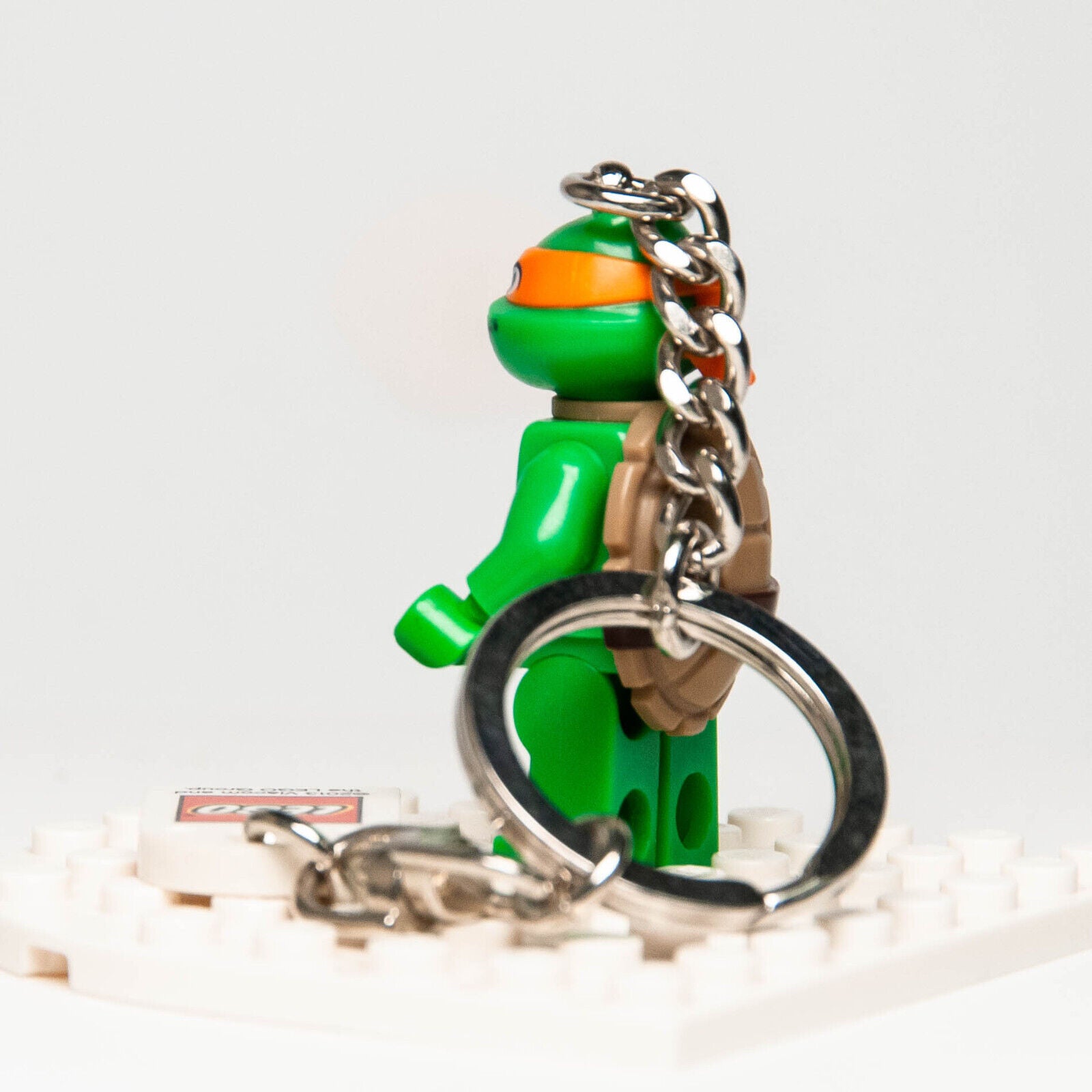 LEGO TMNT Keychain- Michelangelo Grin 850653 Teenage Mutant Ninja (tnt012) - StudBee