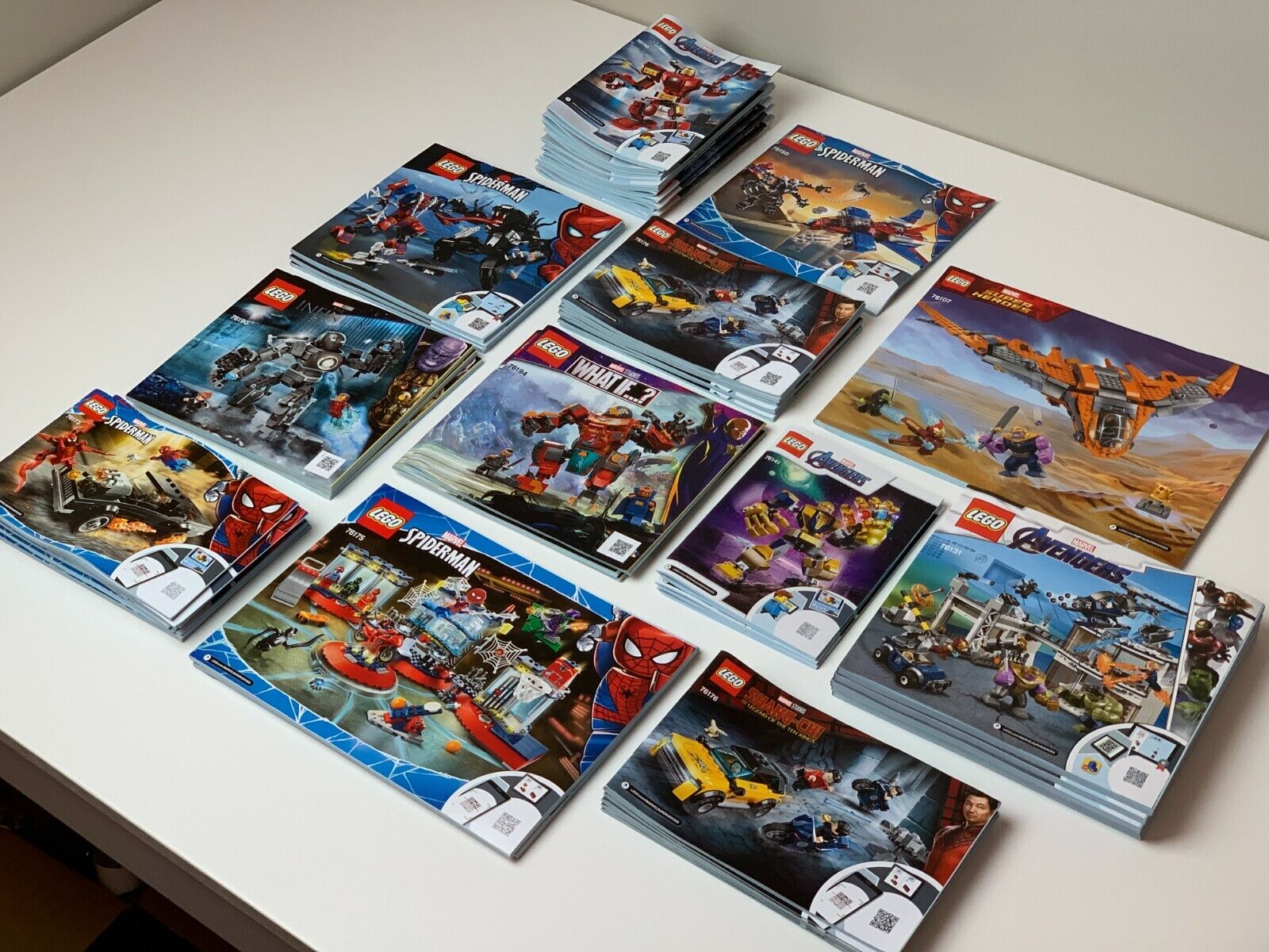 LEGO Marvel Assorted Building Instruction Manuals (LOT of 58) - StudBee