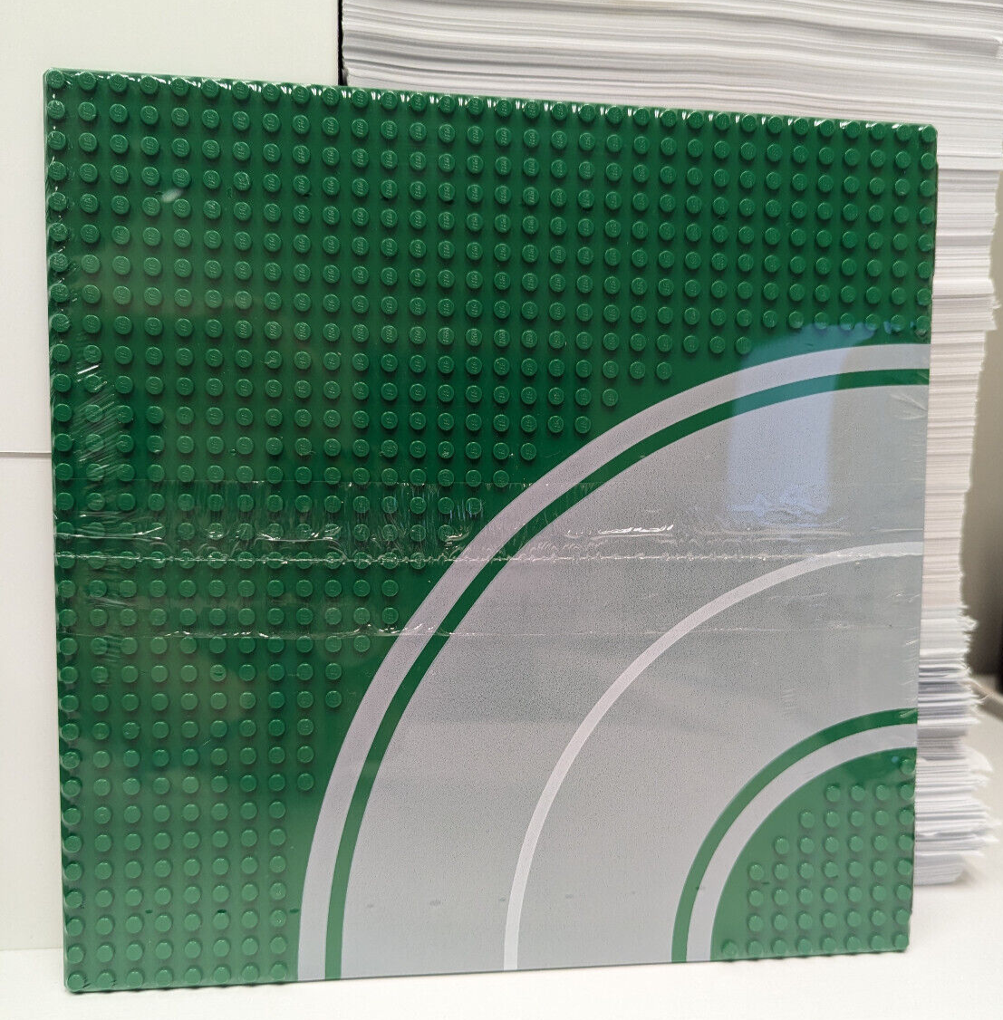 Vintage LEGO 6321 - Green Curved Road Plates - Town - 1997 - NEW FACTORY SEALED