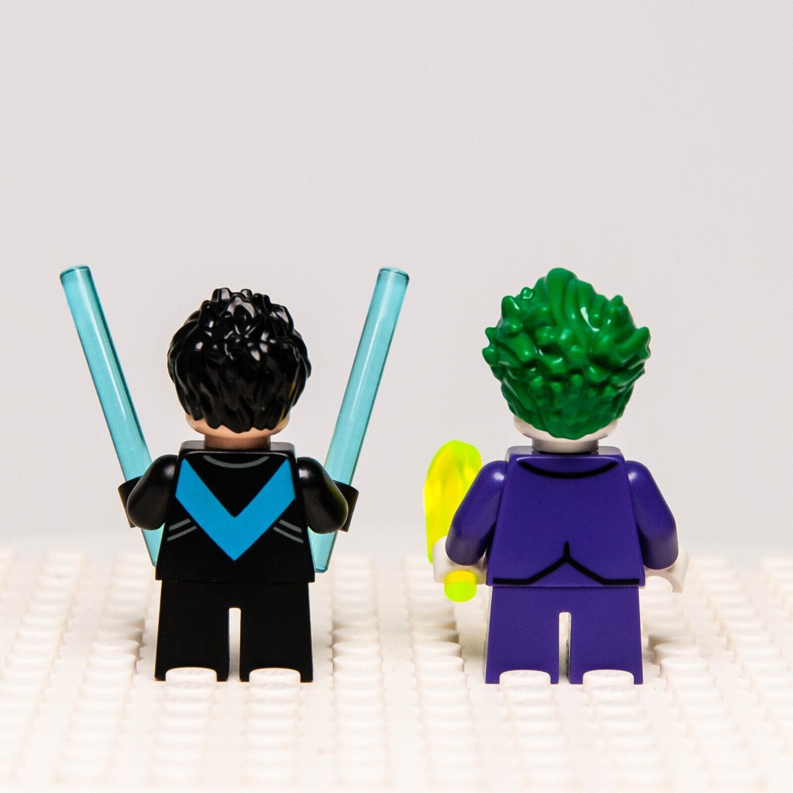 Lego Mighty Micros Minifigures Lot - The Joker & Nightwing 76093 Short Legs