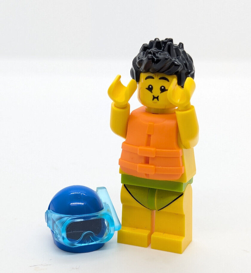 LEGO Stuntz Minifigure - Sudsy Simon Tub Racer (cty1476) Snorkle Beach 60333 - StudBee