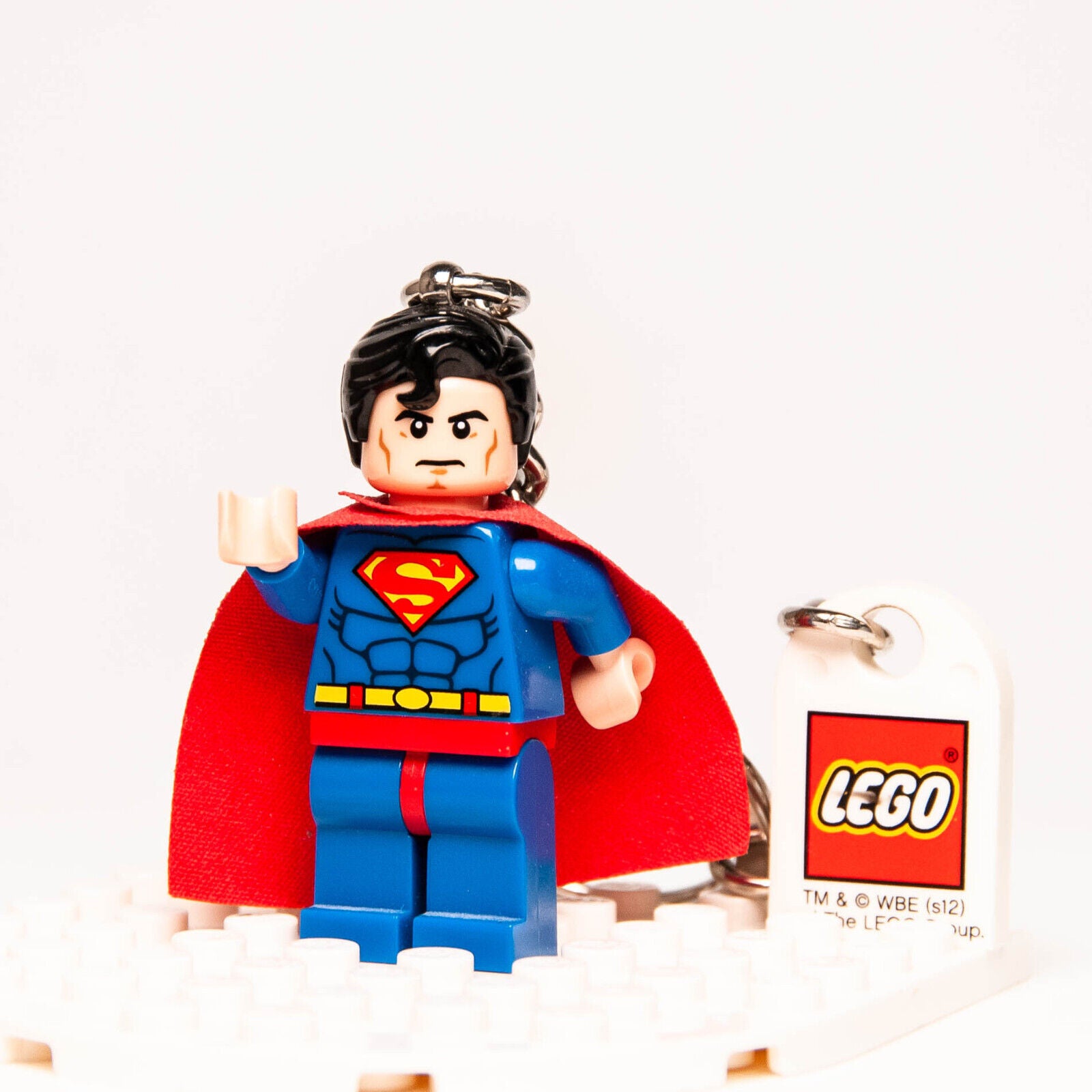 LEGO Minifigure Key Chain - Superman (853430) DC Comics Super Heroes sh003 - StudBee