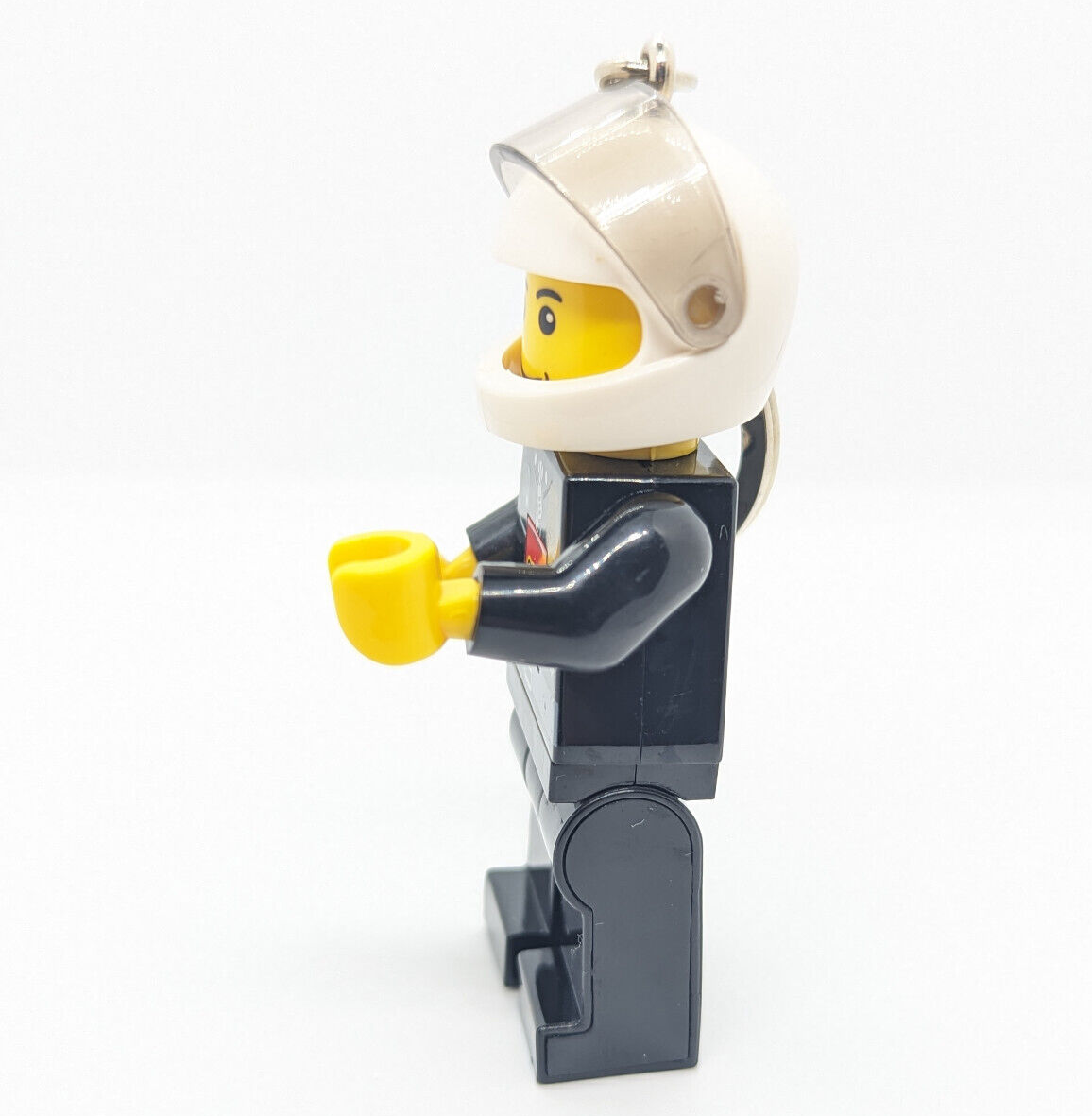 Lego Minifigure LED Keychain, Police Officer Mini Torch, 3" Tall - StudBee