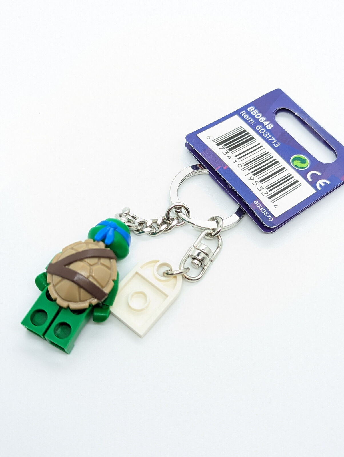 NEW Lego Teenage Mutant Ninja Turtle Minifigure Keychain - Leonardo 850648 (tmnt - StudBee