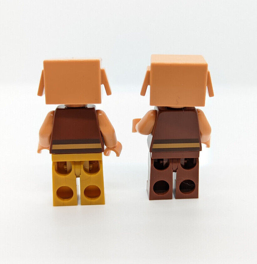 (Lot of 2) NEW Lego Minecraft Piglin Minifigures 21168 (min096 min097) w/ Swords - StudBee