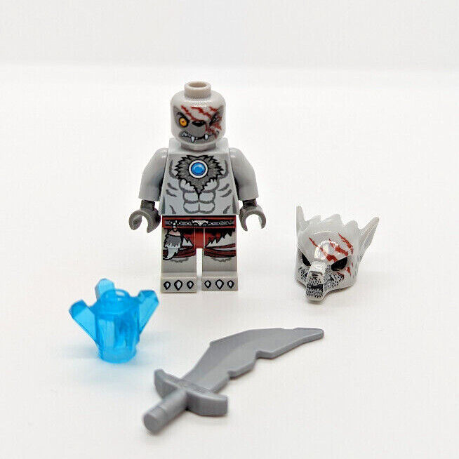 Lego Legends Of Chima Minifigure Winzar (Loc009) with Sword and Crystal - StudBee