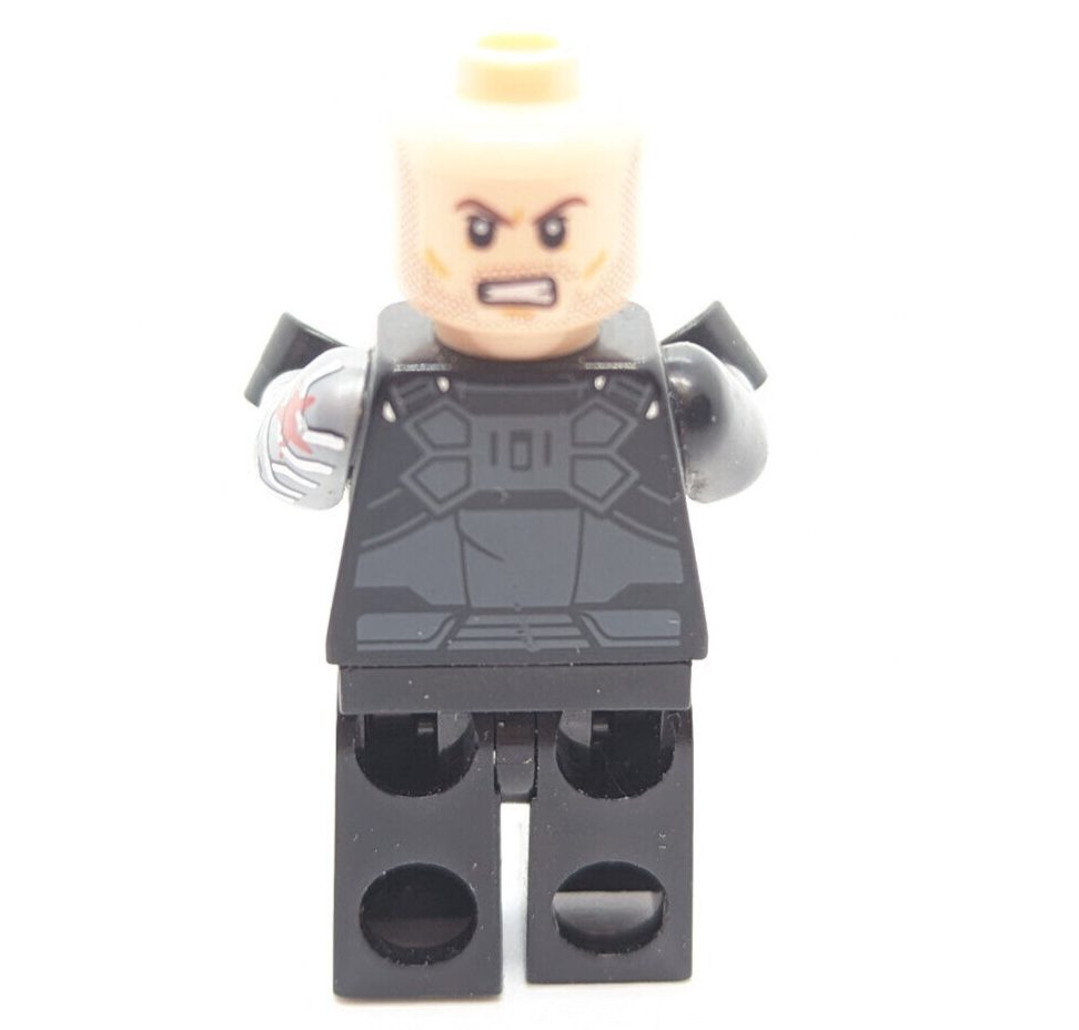 LEGO Minifigure WINTER SOLDIER (Holster) Marvel Super Heroes 76051 760747 (sh257 - StudBee