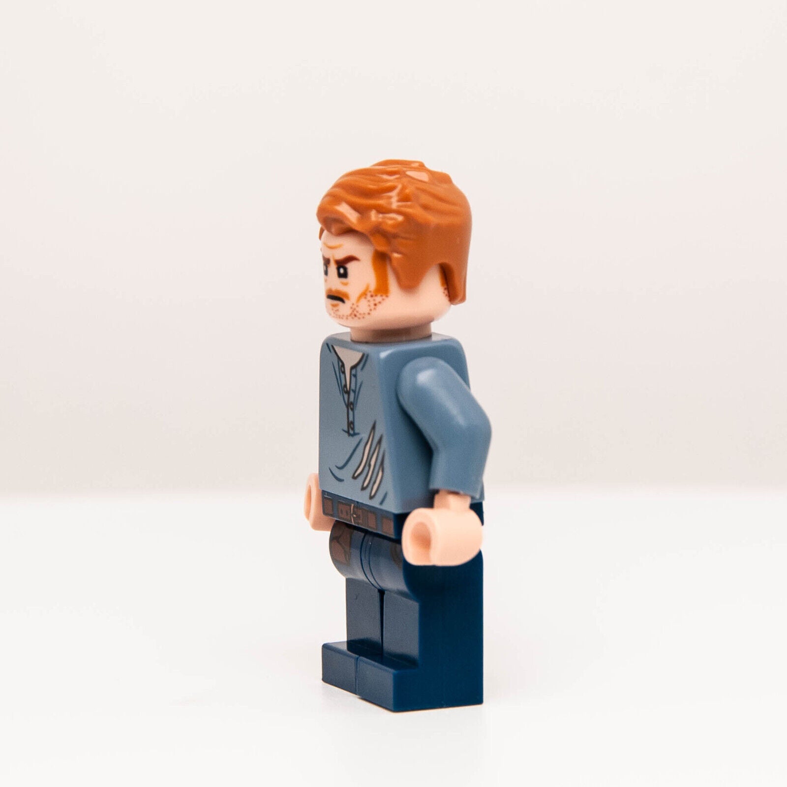 New LEGO Jurassic World Minifigure - Owen Grady Ripped Shirt Set 75929 (jw020) - StudBee