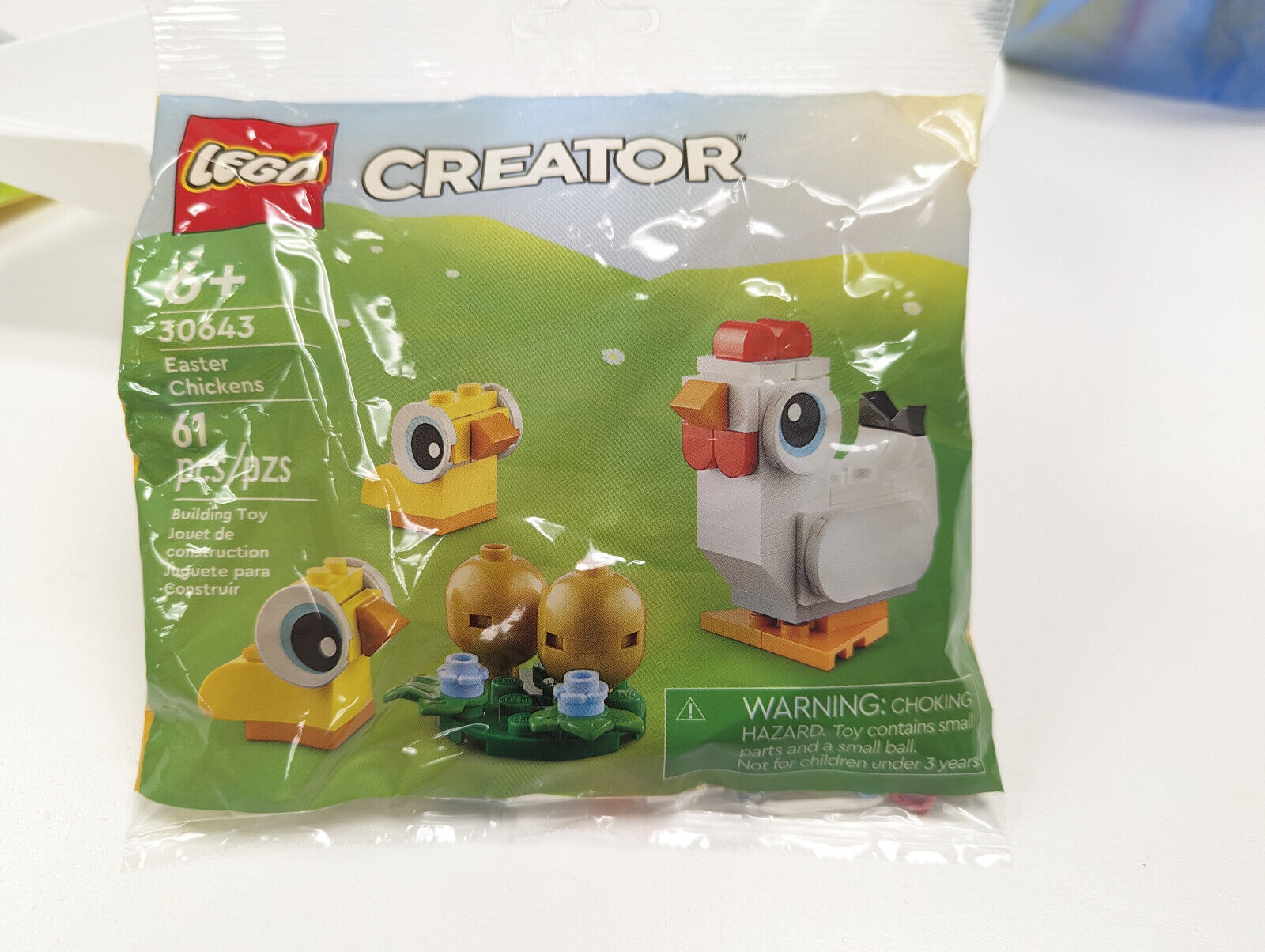 Lego Creator Polybag Lot of 2 -  30583 Easter Bunny & 30643 Chicken Chicks Egg - StudBee