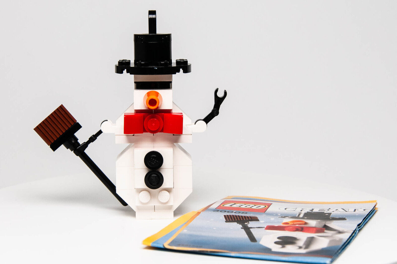 LEGO Creator Snowman from 2009, Set 30008- 100% Complete with Build Instructions - StudBee