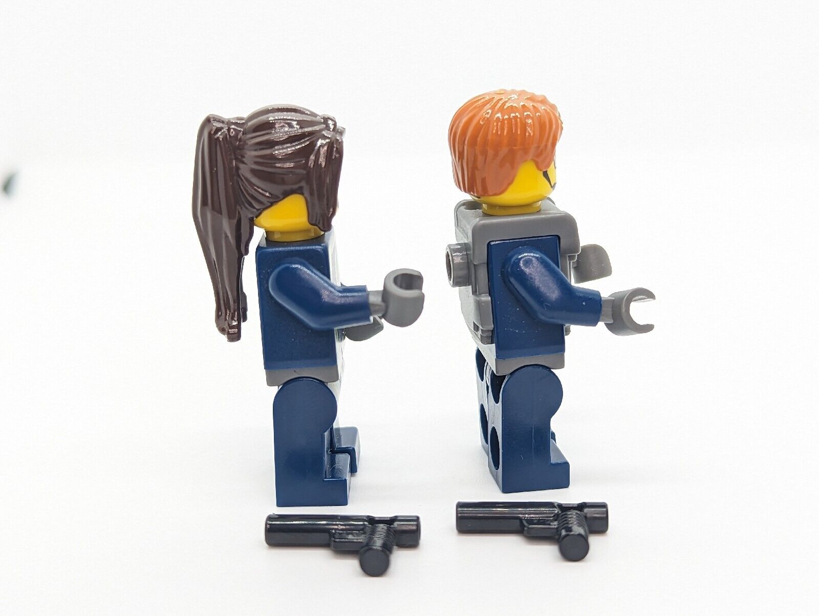 LEGO Agents Minifigure Lot - Agt Fuse with Armor agt022 & Agent Trace agt002 - StudBee