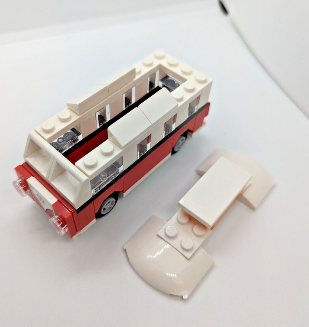 LEGO Creator Mini Volkswagen T1 Camper Van VW Bus 40079 - Complete! - StudBee