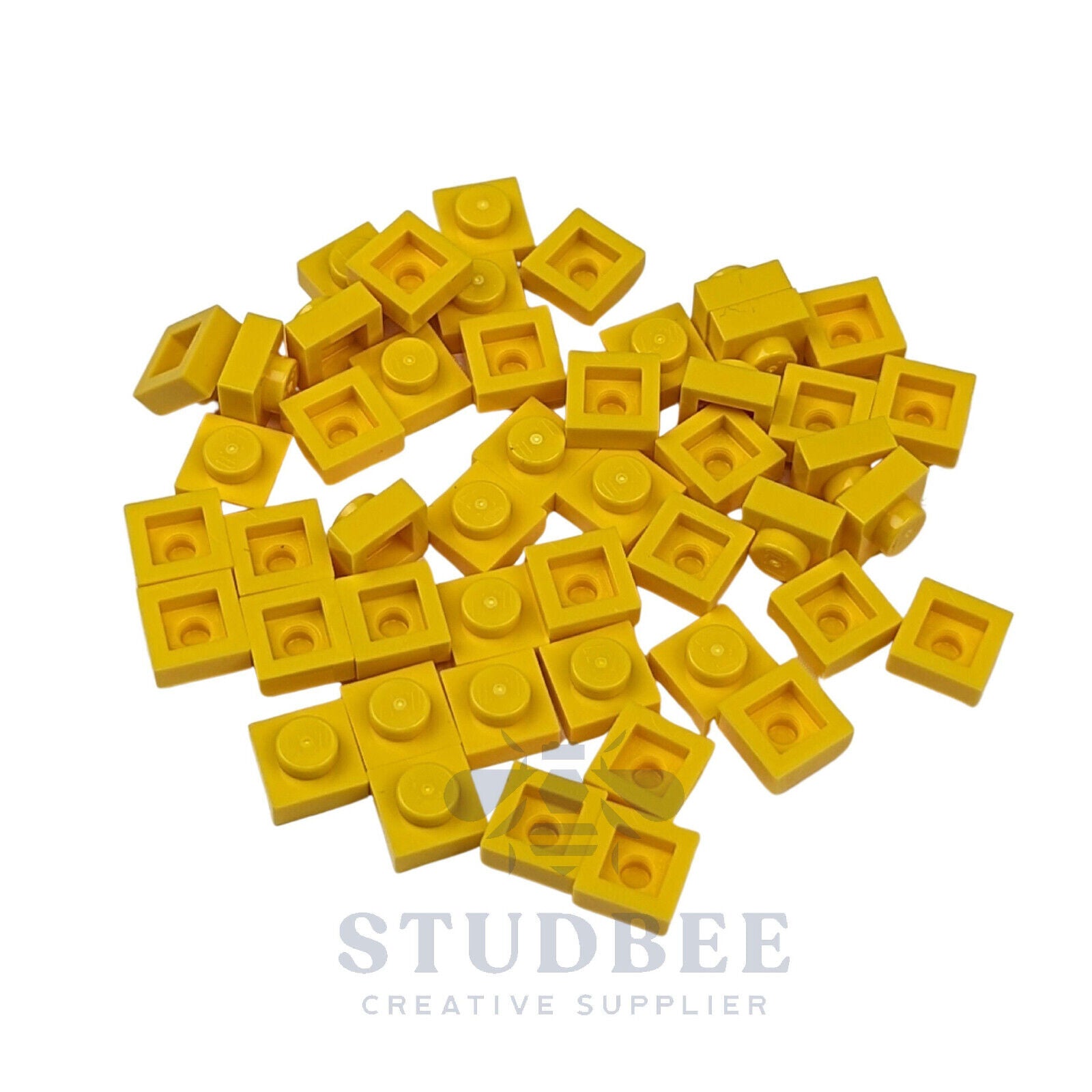 NEW LEGO  - 1 x 1 Plates - #3024 - 50 Pieces - Multiple Colors - StudBee